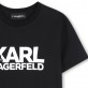 Tricou copii Karl Lagerfeld pentru baiat cu aplicatie inscriptie